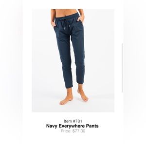 Navy Everywhere Pants